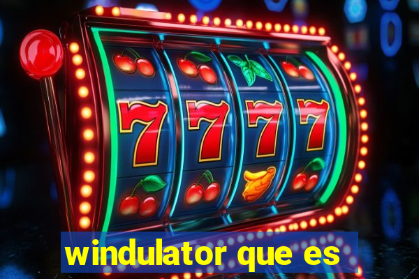 windulator que es